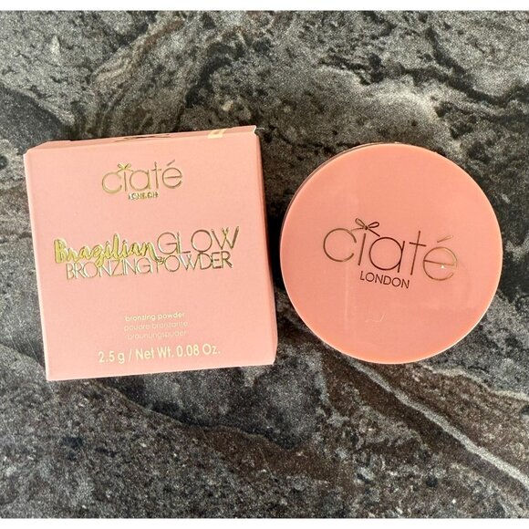 Ciate London Brazilian Glow Bronzing Powder Aruba Island Travel Size - Picture 4 of 9
